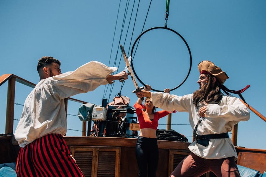 Jolly Roger pirate ship cruise