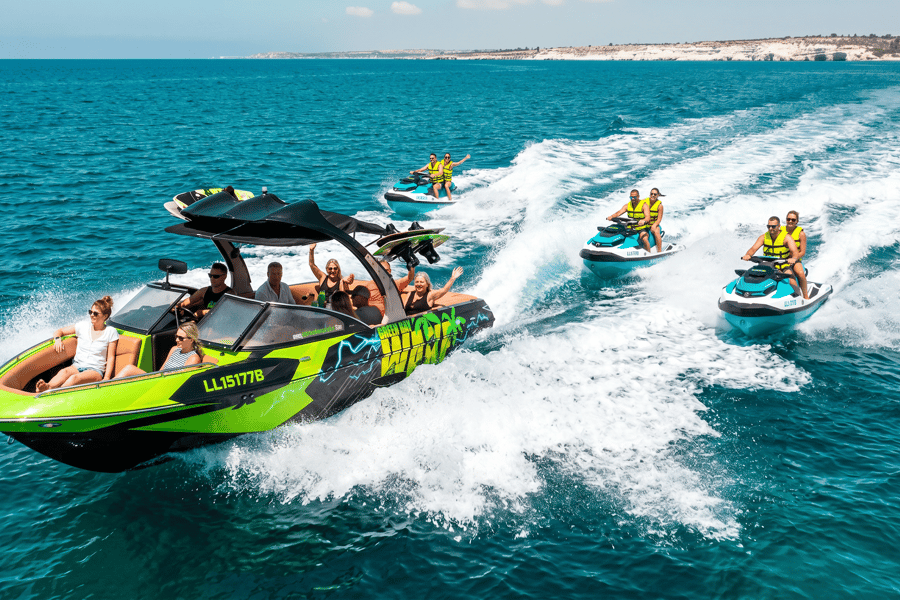 Guided jet ski: caves, lagoon & snorkelling