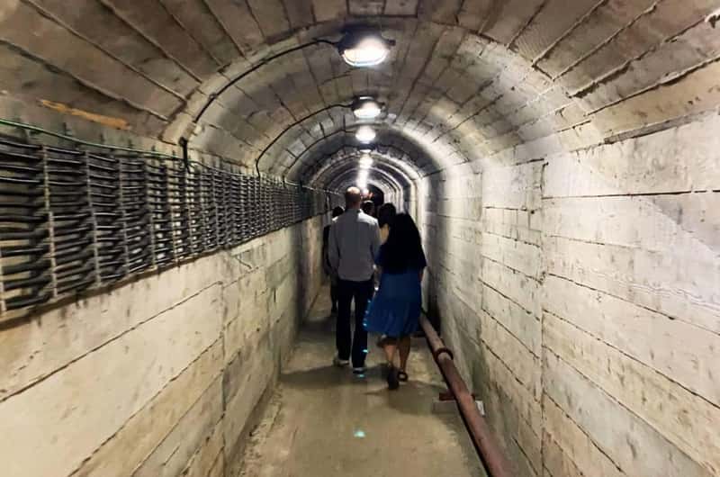 Interior of Tito's Bunker near Konjic