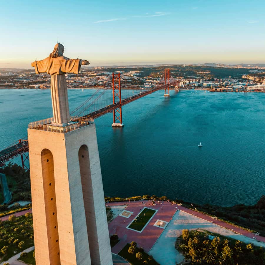 Cristo Rei e Ponte 25 de Abril