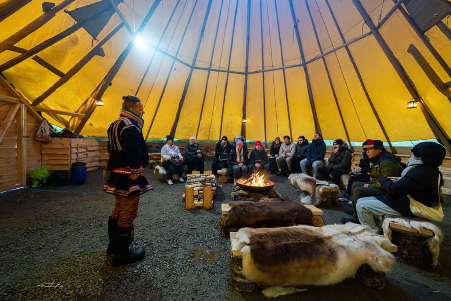 GetYourGuide listing photograph 5: Reindeer Sledding, Feeding & Sámi Culture Experience with Reindeer Experience Tromsø