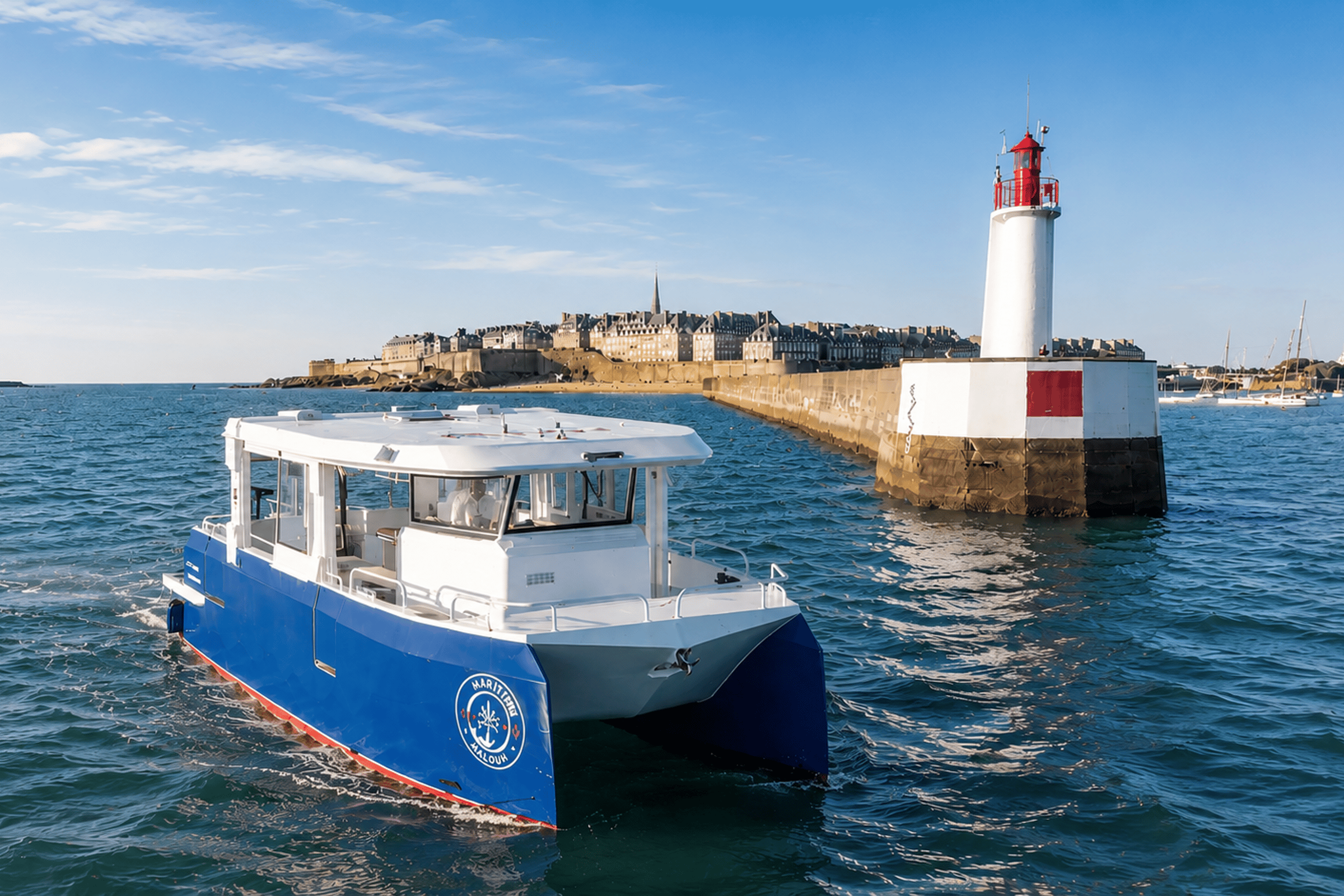 Saint-Malo : visite guidée en bateau avec un capitaine local