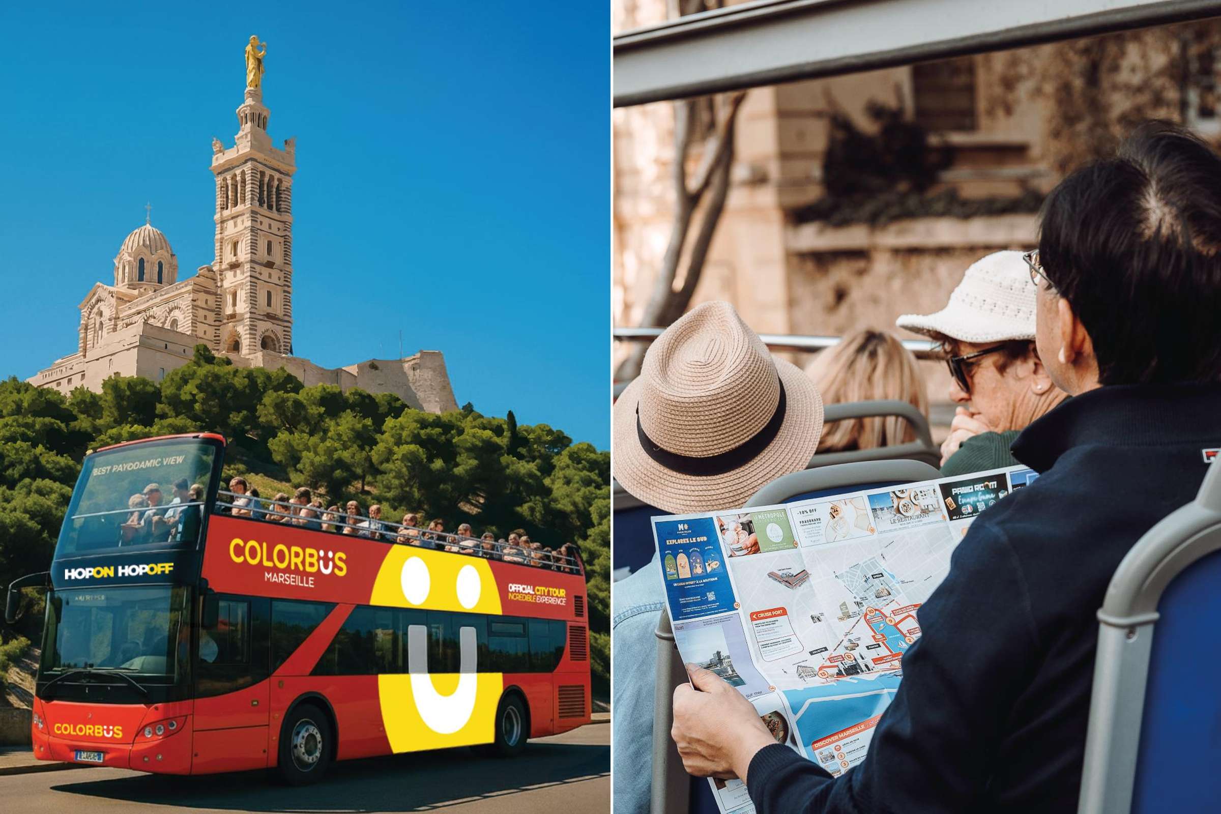 Marseille : visite touristique en bus à arrêts multiples