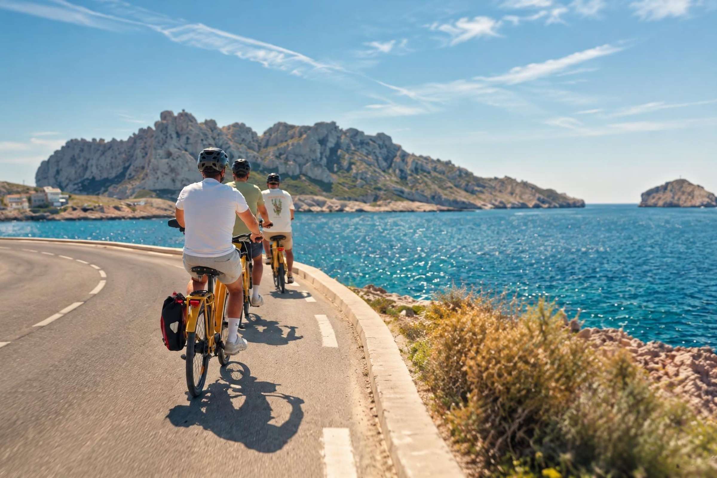Marseille : Visites guidée en E-Bike des Calanques - 4H