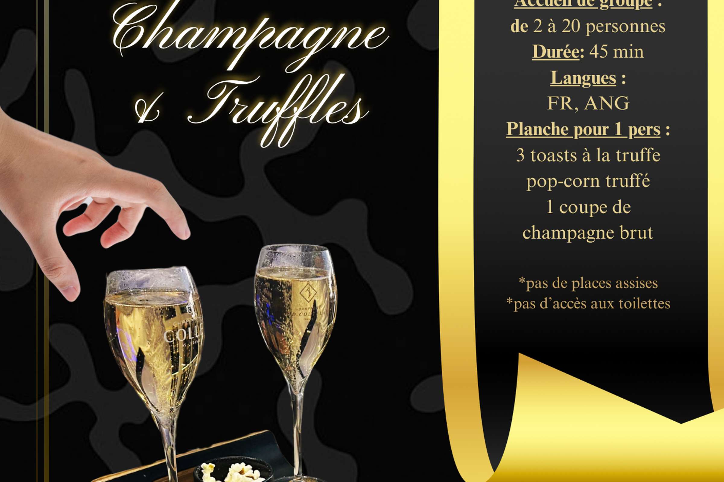 Découvrez l'accord "Truffes & Champagne" à Reims (45 min)
