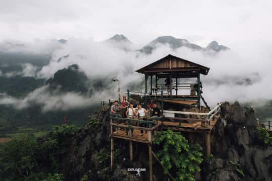 Namxay Viewpoint, Blue Lagoon 1 & Phoukham Cave