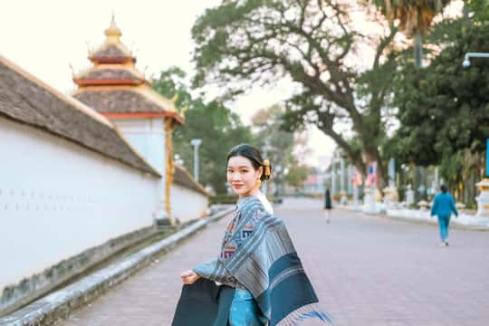 Lao Cultural Attire Rental Experience