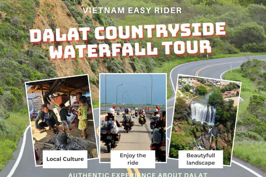 Dalat Easy Rider to Countryside and Waterfall Full-Day Tour