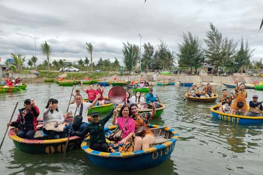 Basket Boat Ride in the Coconut Forest