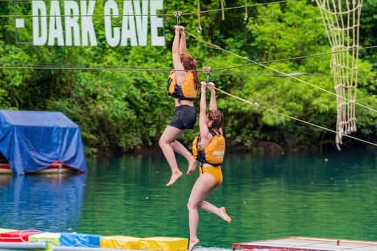 Dark Cave Half-Day Zipline, Mud Bath & Swimming