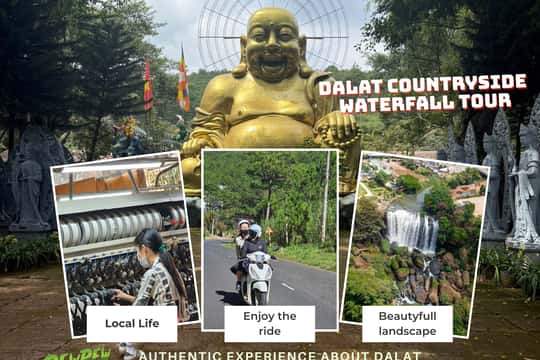 Featured tour with 22 reviews: Dalat Easy Rider: Waterfalls, Coffee & Silk – Half-day tour