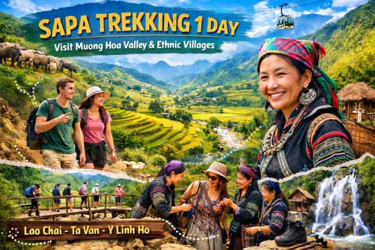 Sapa Trekking 1 Day: Visit Muong Hoa Valley & Ethnic Villages