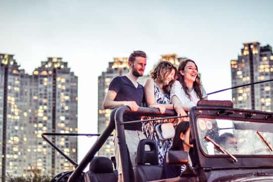 Quick Escape: Saigon by Night: Private City Tour by Jeep and Skybar Drink