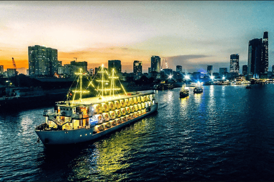 HCMC: Saigon River Dinner Cruise With Transfer