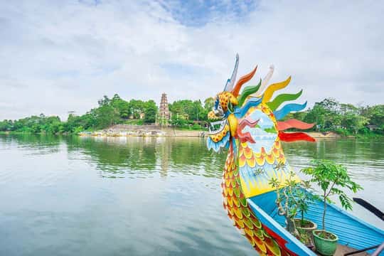 Dragon Boat, Perfume River, Pagoda & Royal Tomb Tour