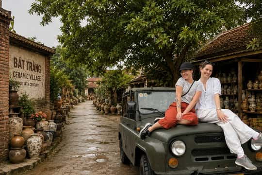 Featured tour with 13 reviews: Bat Trang Vintage Jeep Tour: Pottery & Ancient Houses