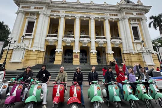 Featured tour with 22 reviews: Hanoi 4.5-Hour Vespa Tour city tour
