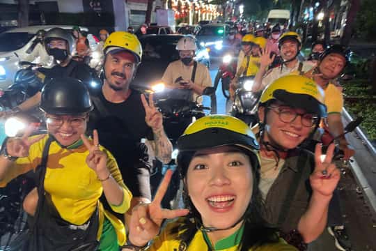 Featured tour with 22 reviews: Discover Saigon Hidden Spots on Night Motorbike Adventure