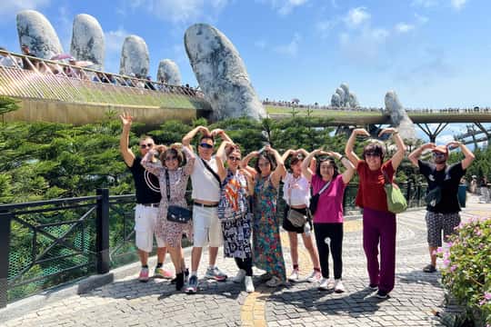 Full Day Golden Bridge and Ba Na Hills Group Tour by Getyourguide from 14 USD