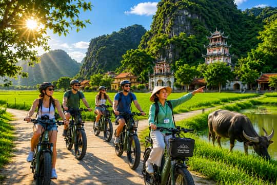 Ninh Binh E-bike Tour: Tam Coc Rural Life, Bich Dong & Dundj