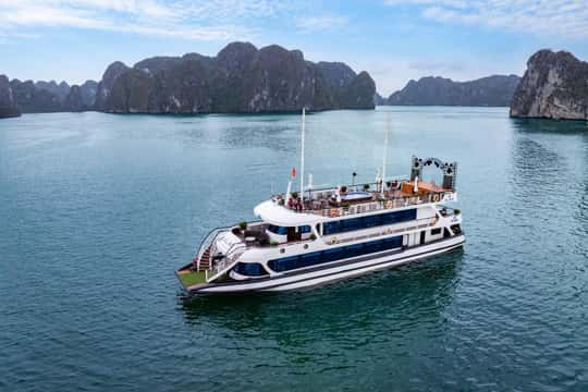 Featured tour with 45 reviews: Halong Bay Cruise, Amazing Cave, Titov Island & Kayak