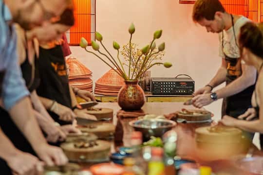Top reviewed rating tour: Rose Kitchen: Pho/Bun Cha/Nem + Free Egg/Salt Coffee | 5 rating