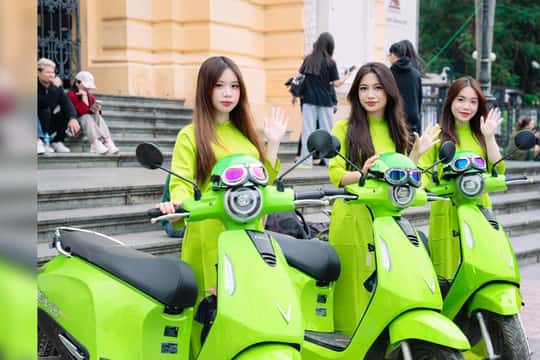 Featured tour with 14 reviews: Hanoi Instagram Motorbike Tour with Female Riders in Ao Dai