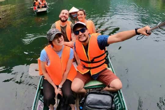 Featured tour with 12 reviews: Mua Cave Hike, Trang An Boat & Village Bike Tour