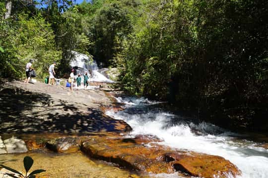 Trekking to Hidden Waterfall & Sturgeon Farm for dog lovers