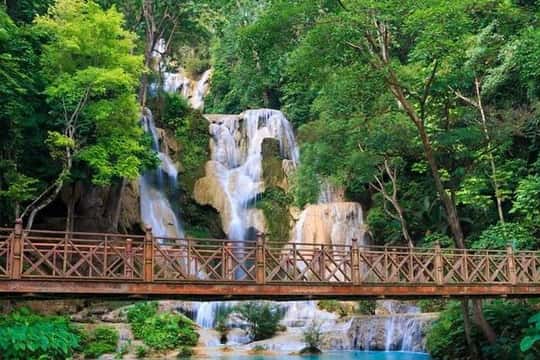 Cruise to Pak Ou Caves & Kuang Si Waterfalls