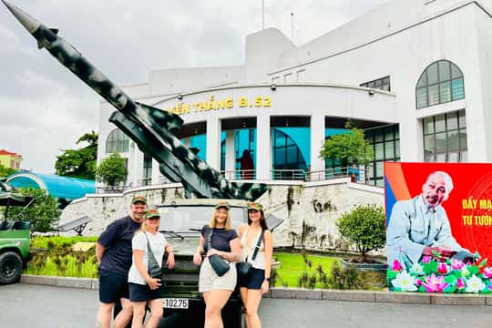 Featured tour with 12 reviews: Hanoi City Jeep Tour Half-Day: Food, Culture, History and Fun