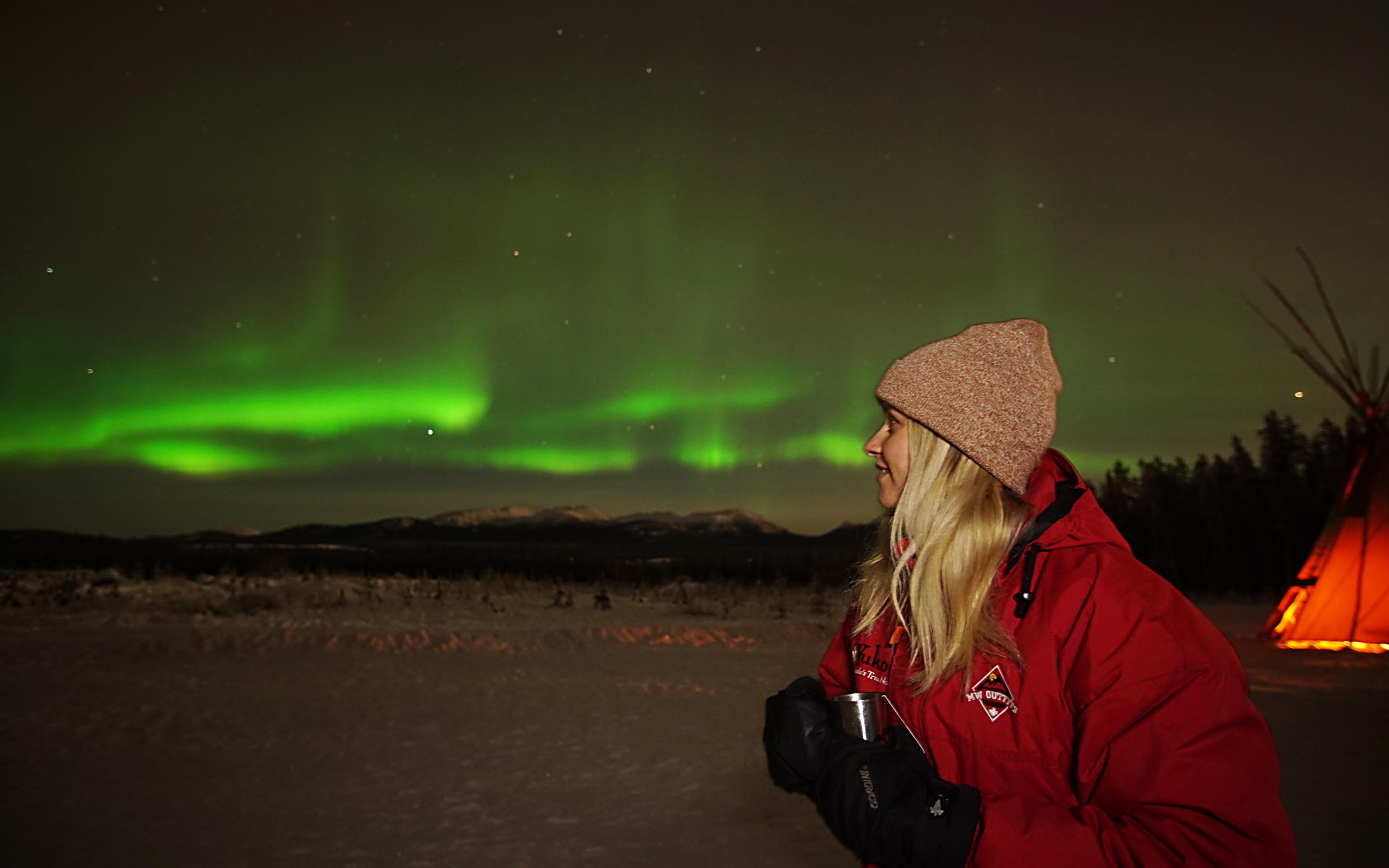 Whitehorse northern lights - aurora borealis over the Yukon — image 4