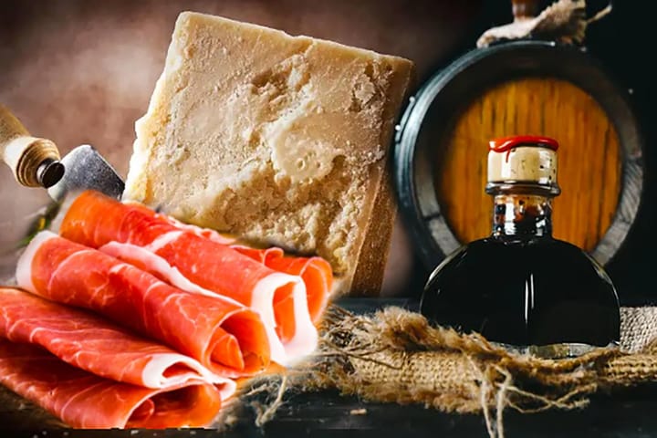 Cheese, Ham & Balsamic Vinegar