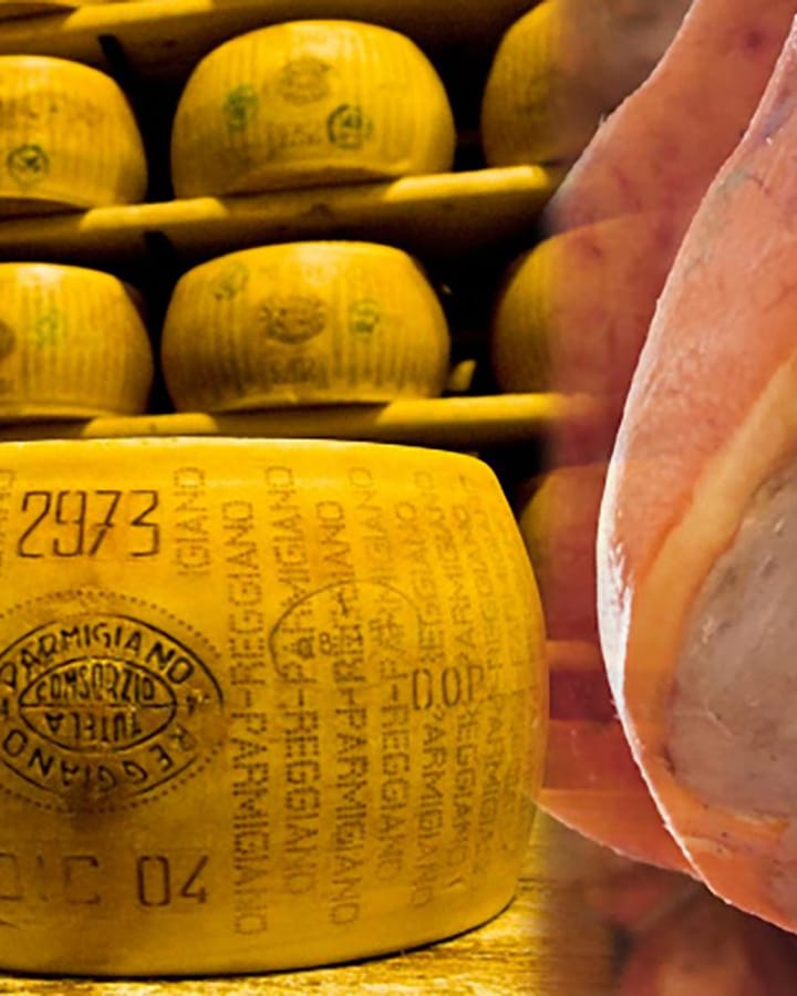 Parmigiano Production and Parma Ham Tour & Tasting