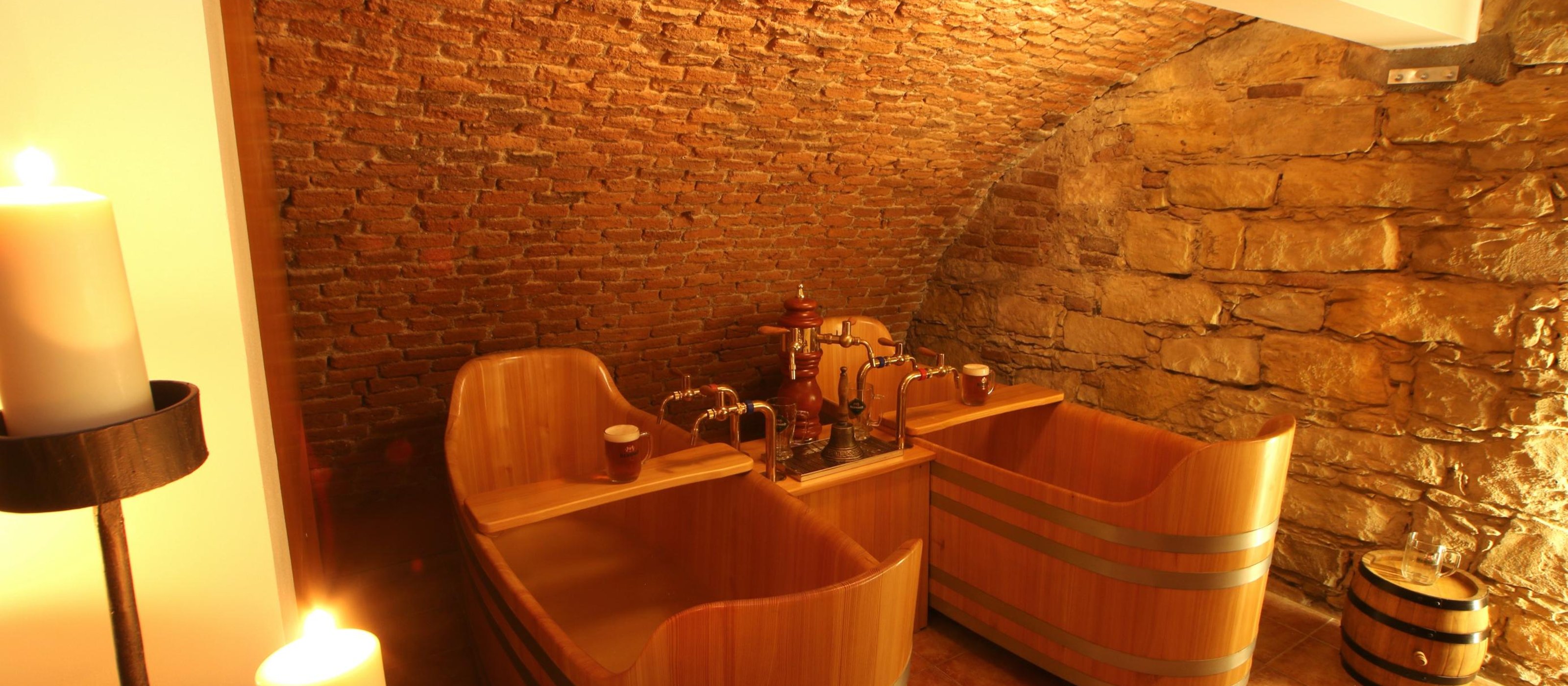 Caroline Bernard Beer Spa Prag mit Bier & Massage-Option