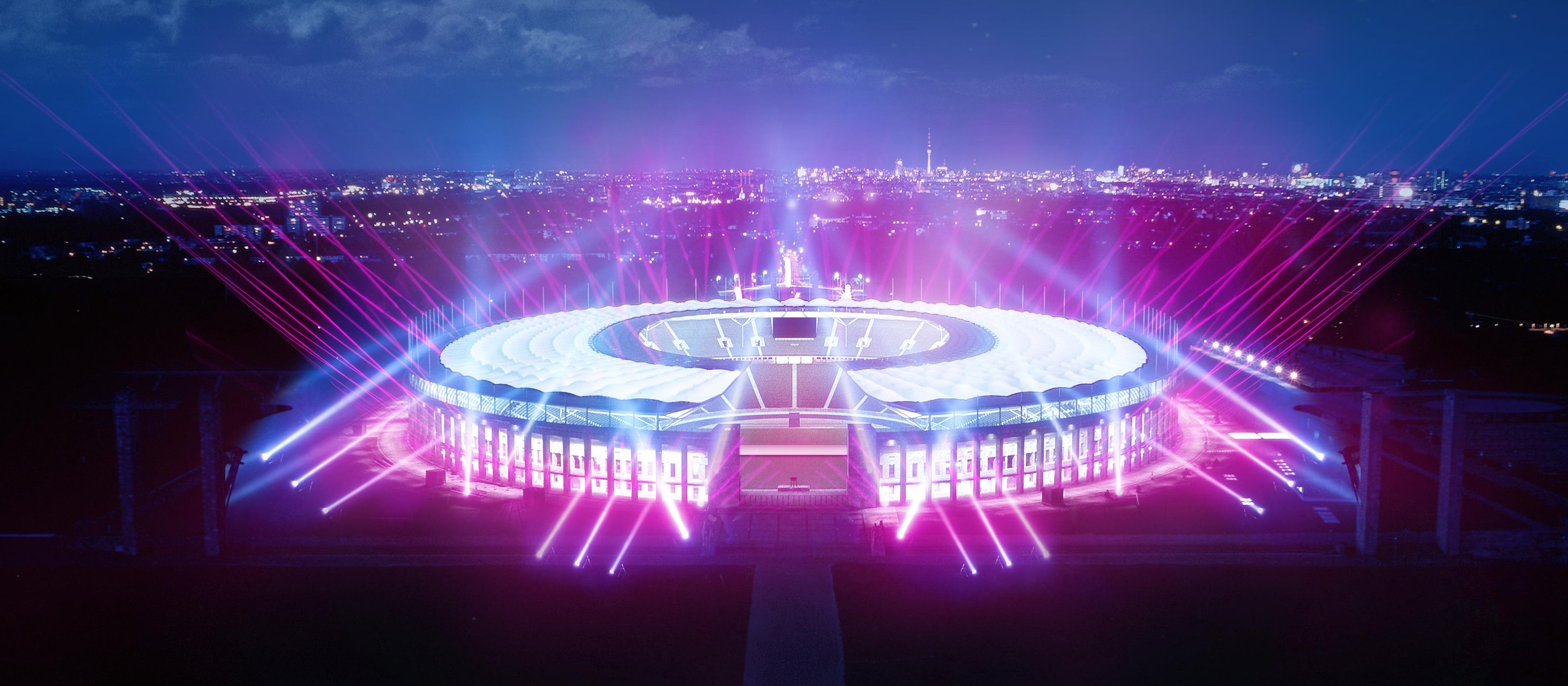 Festival of Lights Upgrade im Olympiastadion Berlin
