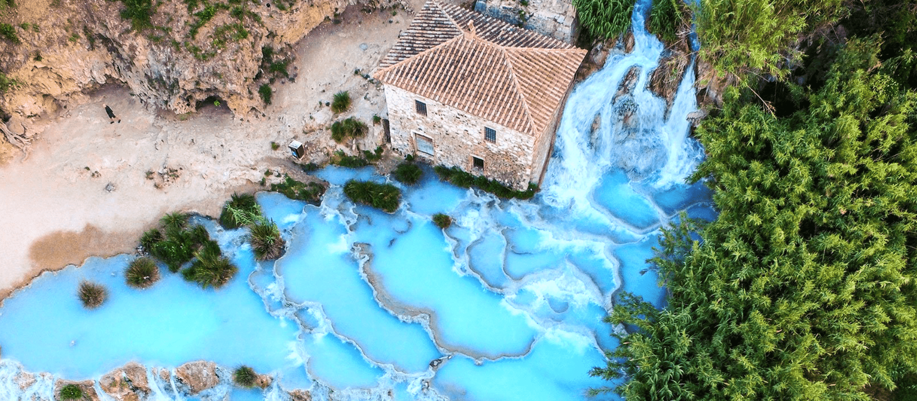 Tagesausflug zu den Thermalbädern von Saturnia