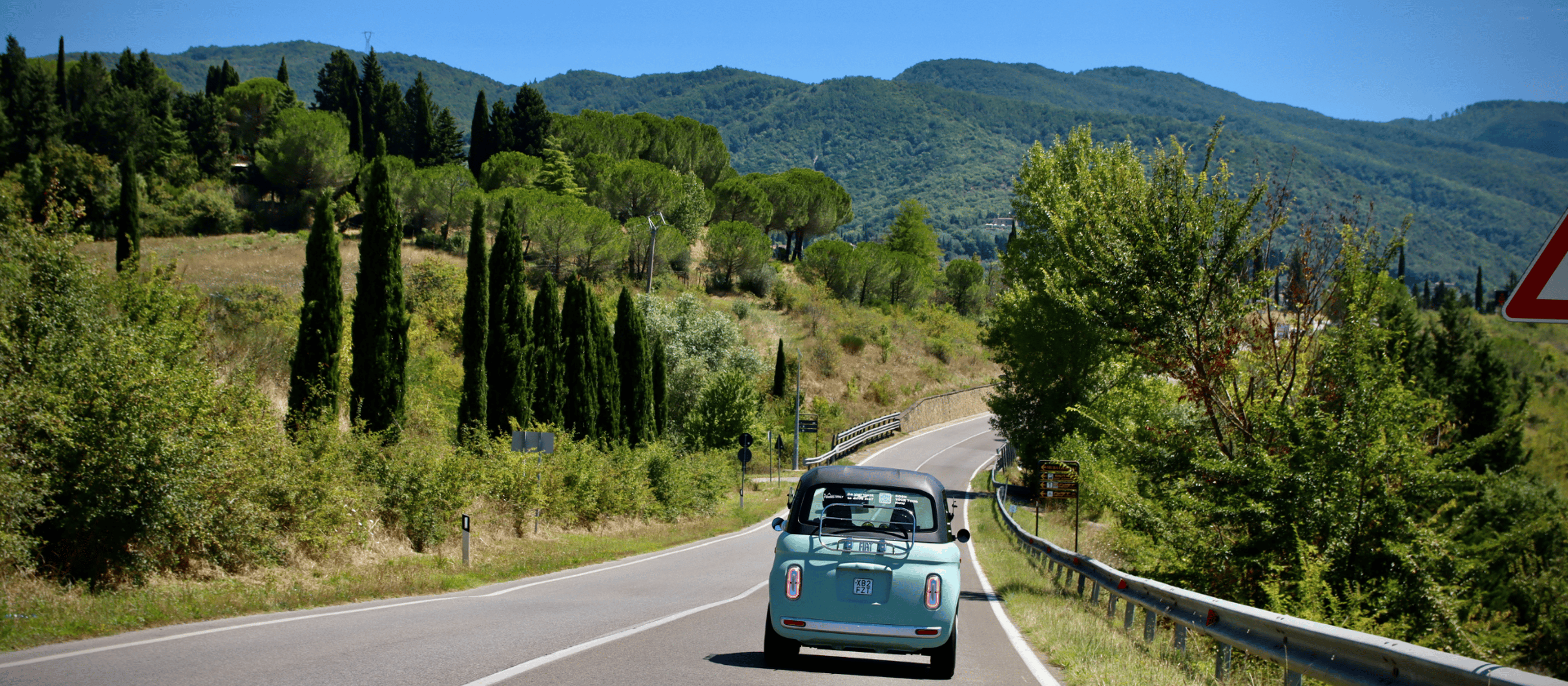 Florenz: E-Auto-Tour in der Toskana mit Wein und Mittagessen