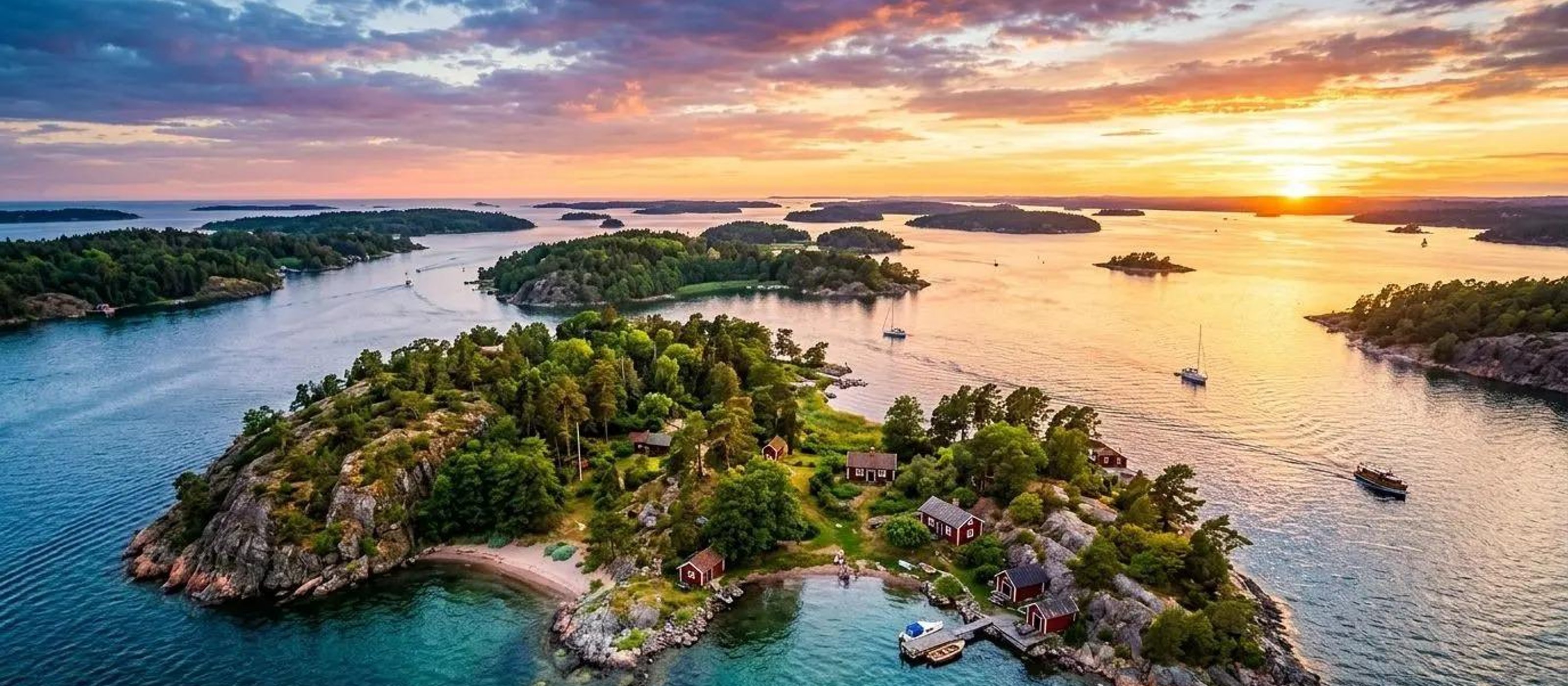 Archipelago cruise tour with live guide