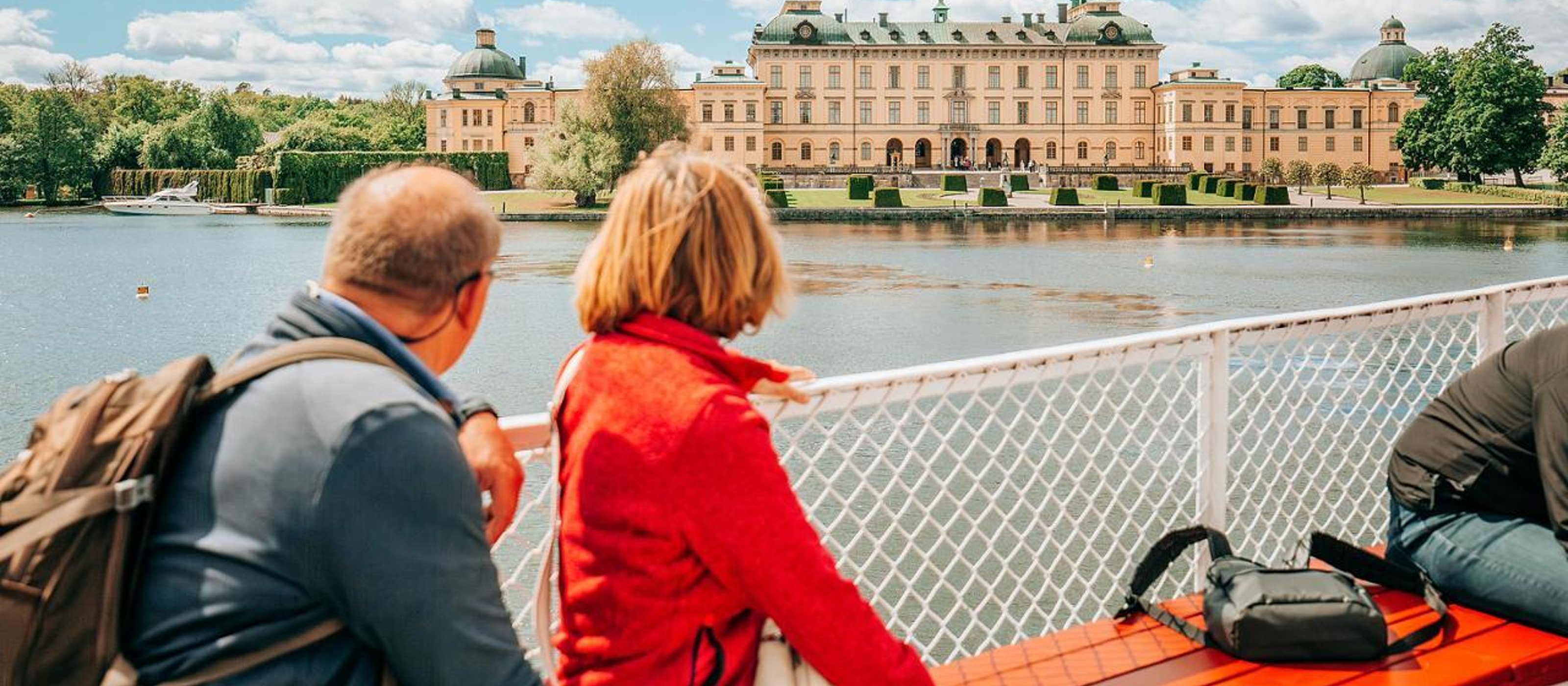 Drottningholm Palast Rückfahrt-Kreuzfahrt von Stockholm