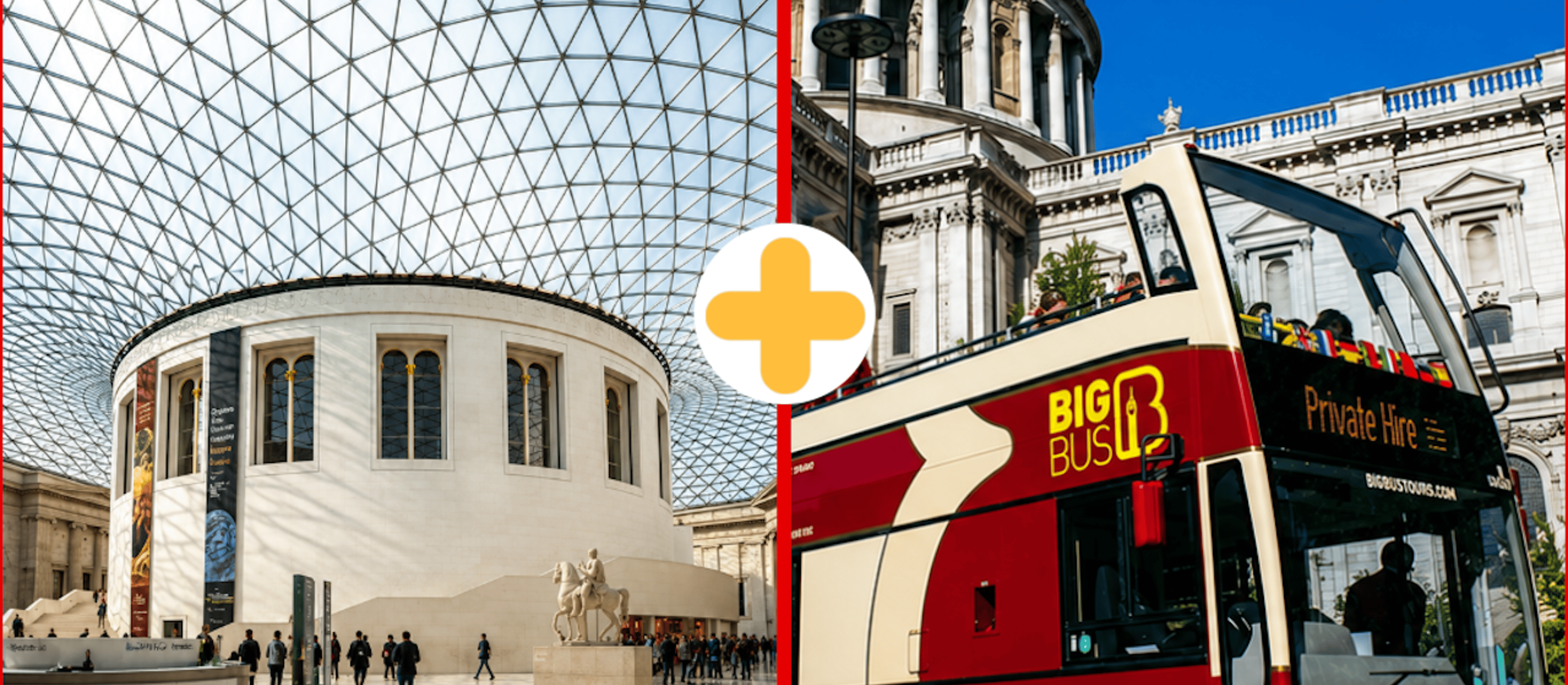 British Museum Prioritäts-Tour & Hop-On Hop-Off Bus