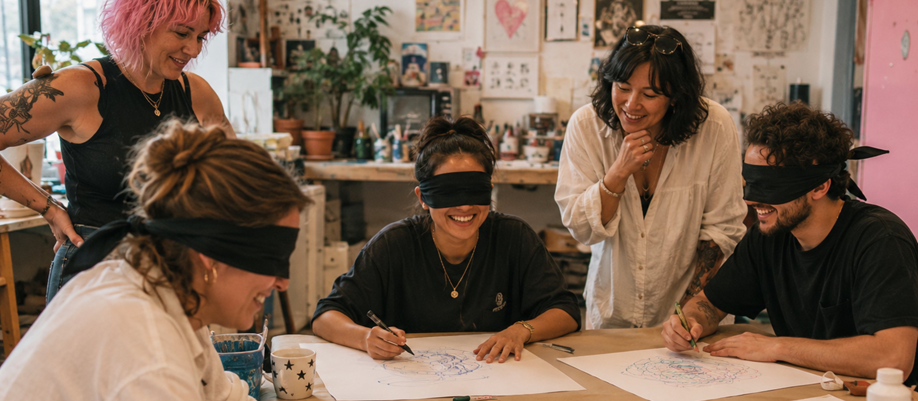 Blindfold Drawing Safe Version Workshop
