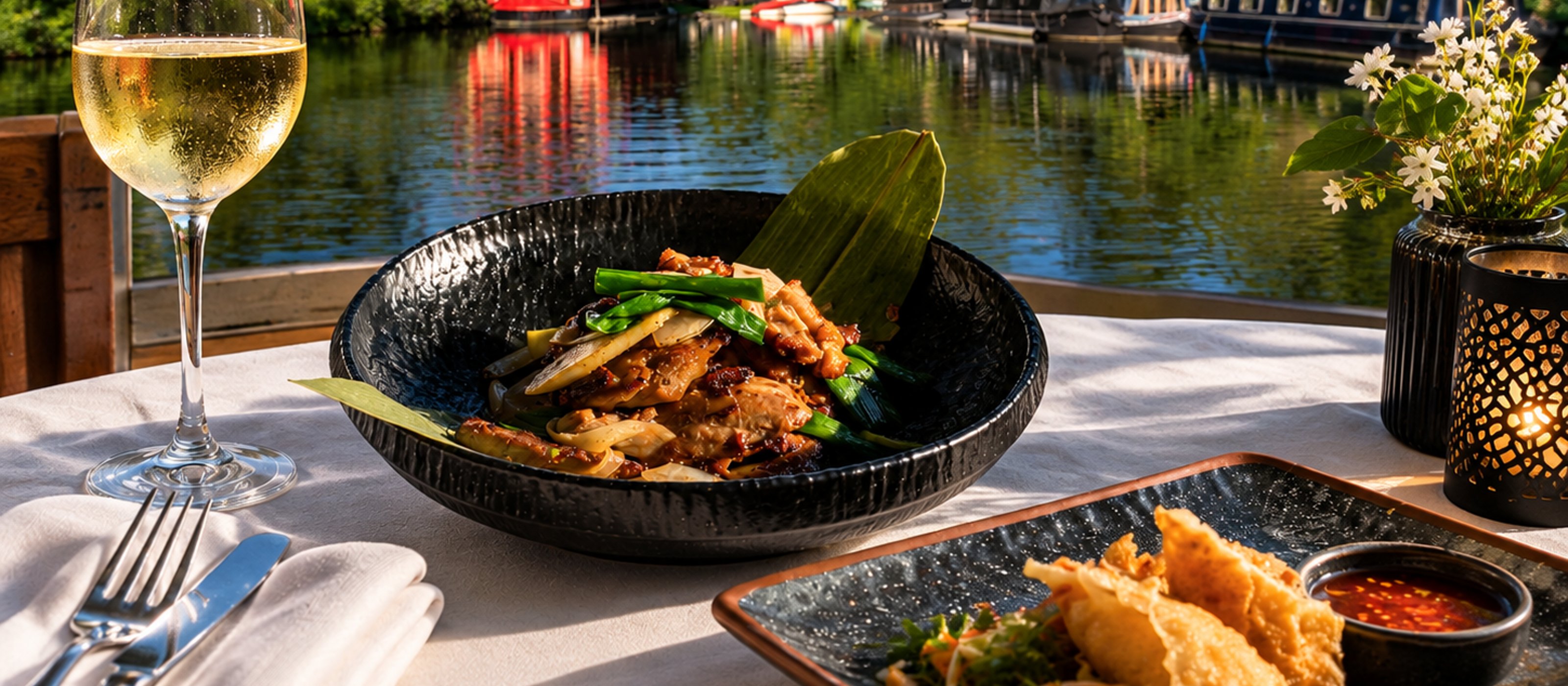 London: Regents Park Floating Restaurant Erlebnis
