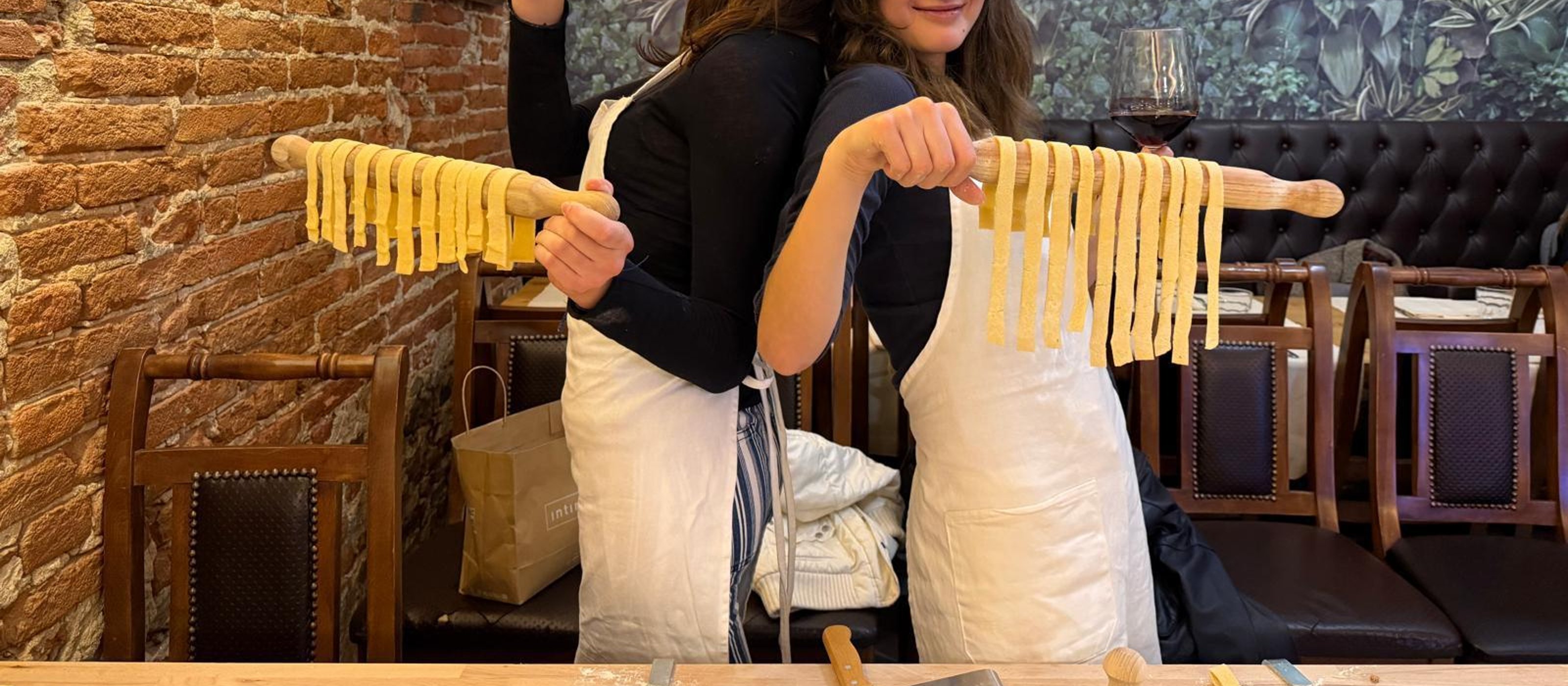 Pasta & Tiramisu Cooking Class with Unlimited Wine