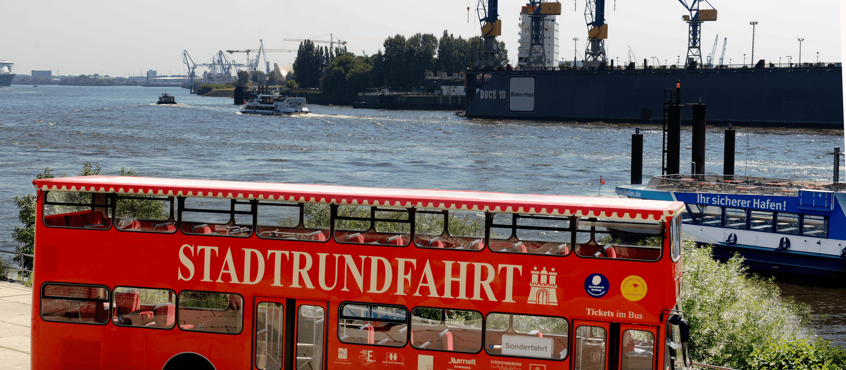 Hamburg Entdeckung: Bustour mit Hafen- & Alsterrundfahrt
