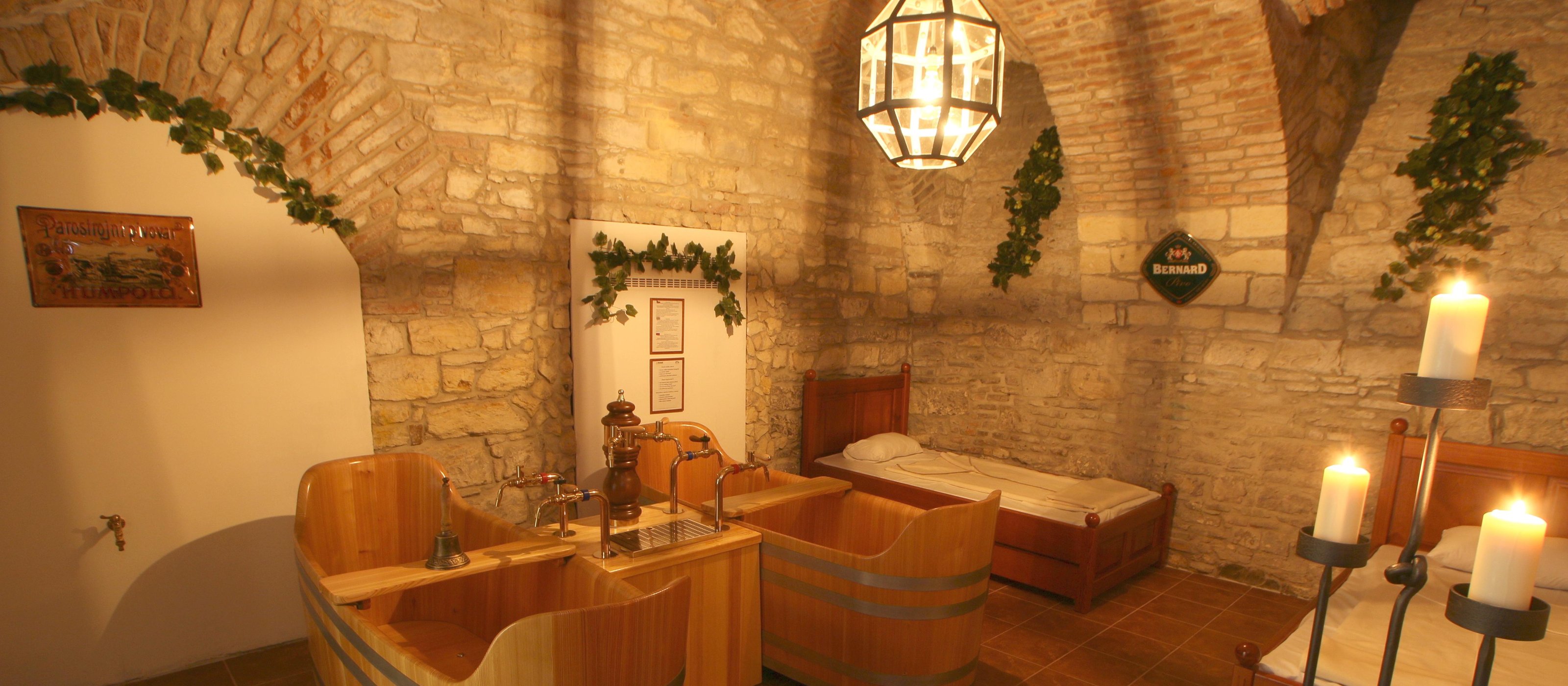 PragueBernard Beer Spa s pivem a možností masáže