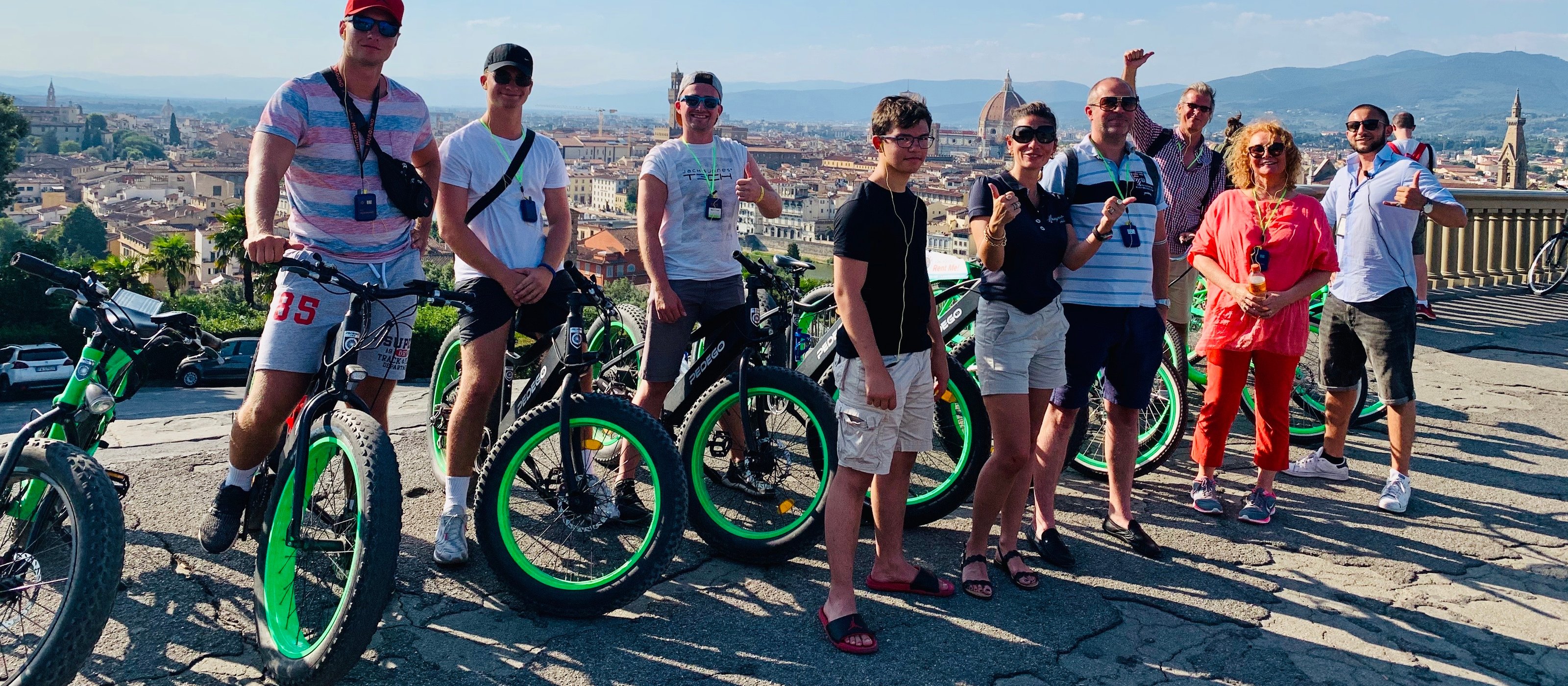 Florenz: Geführte E-Bike-Tour zum Piazzale Michelangelo