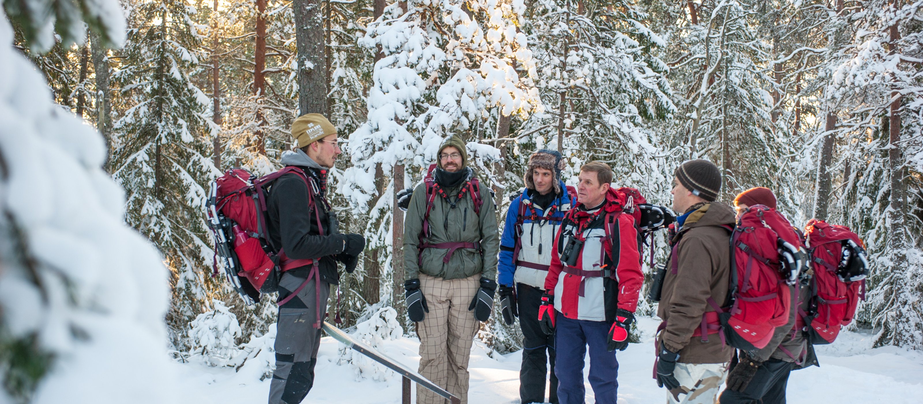 Ganztägige Winter-Schneeschuhwanderung