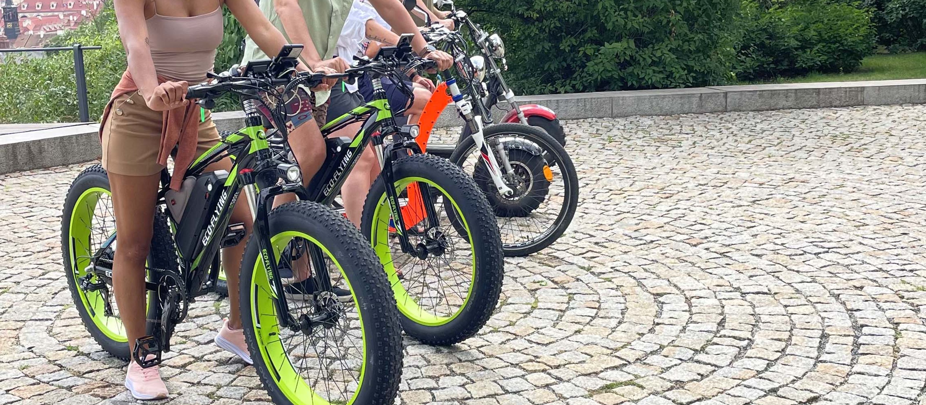 Prag Stadt-Aussichtspunkte-Tour mit dem elektrischen Fatbike