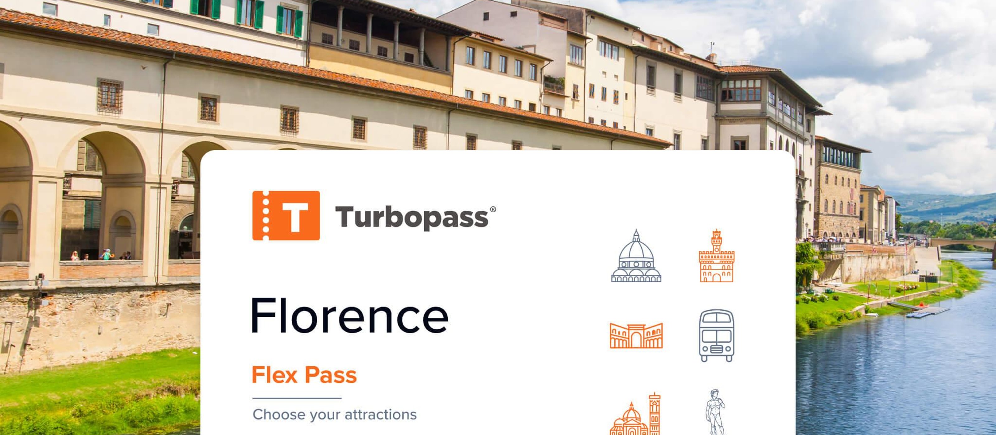 Attraktionen-Pass, Uffizien, Accademia, Hop-On-Bus